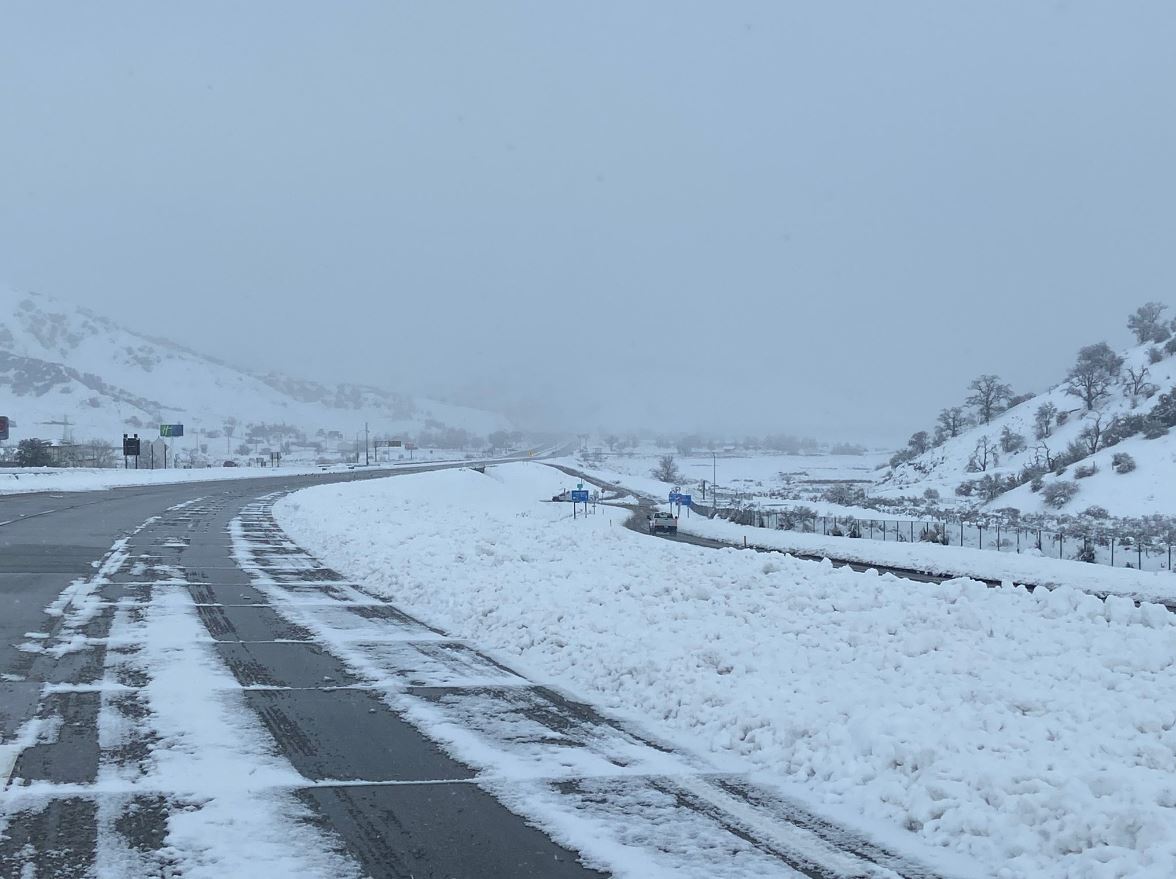 Roads along the 5 Freeway in the Tejon Pass/Grapevine will remain closed overnight due to dangerous conditions.