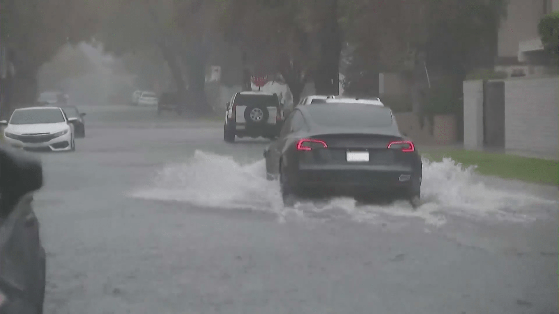 Storm flooding