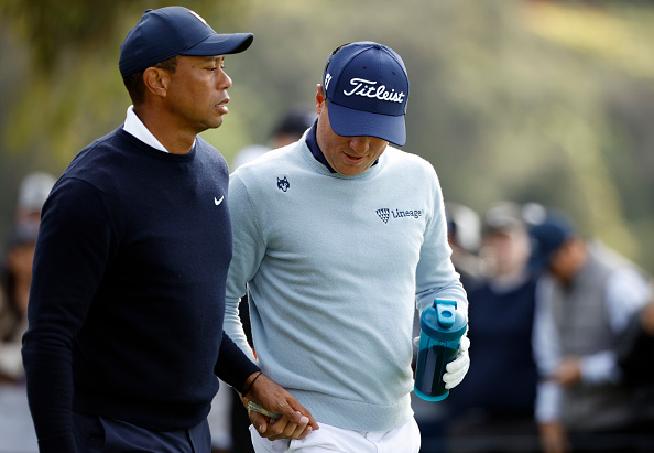 Tiger Woods and Justin Thomas