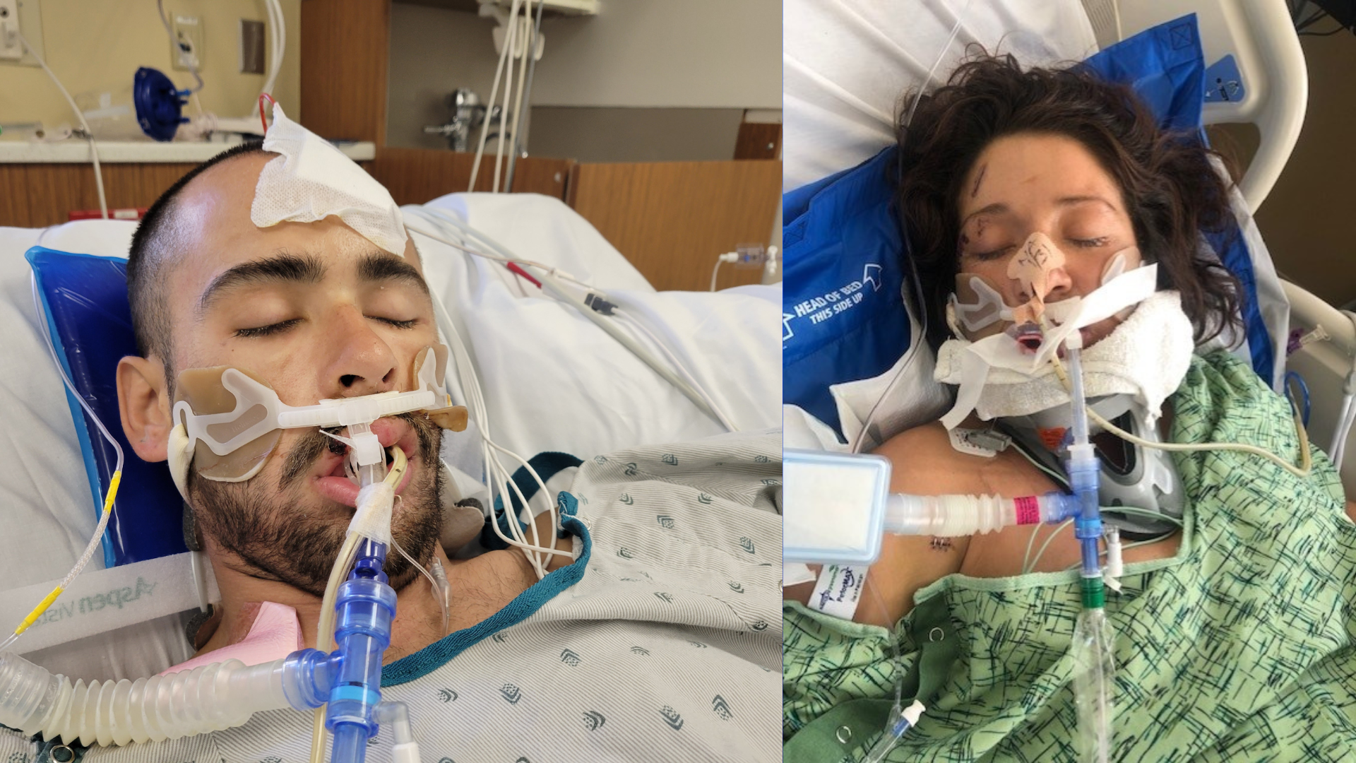 Hospital staff are hoping the public can help identify two patients found in Los Angels County.