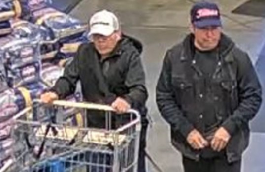 The Los Angeles County Sheriff's Department released this photo of alleged identity thieves who are accused of stealing a woman's wallet at a Costco on March 15, 2023.