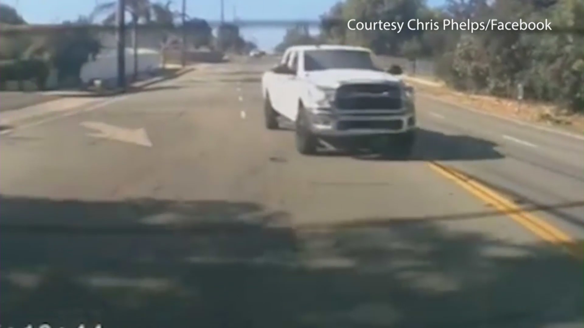 Dashcam video showing a crash involving Christopher Phelps and a victim. (Christopher Phelps)