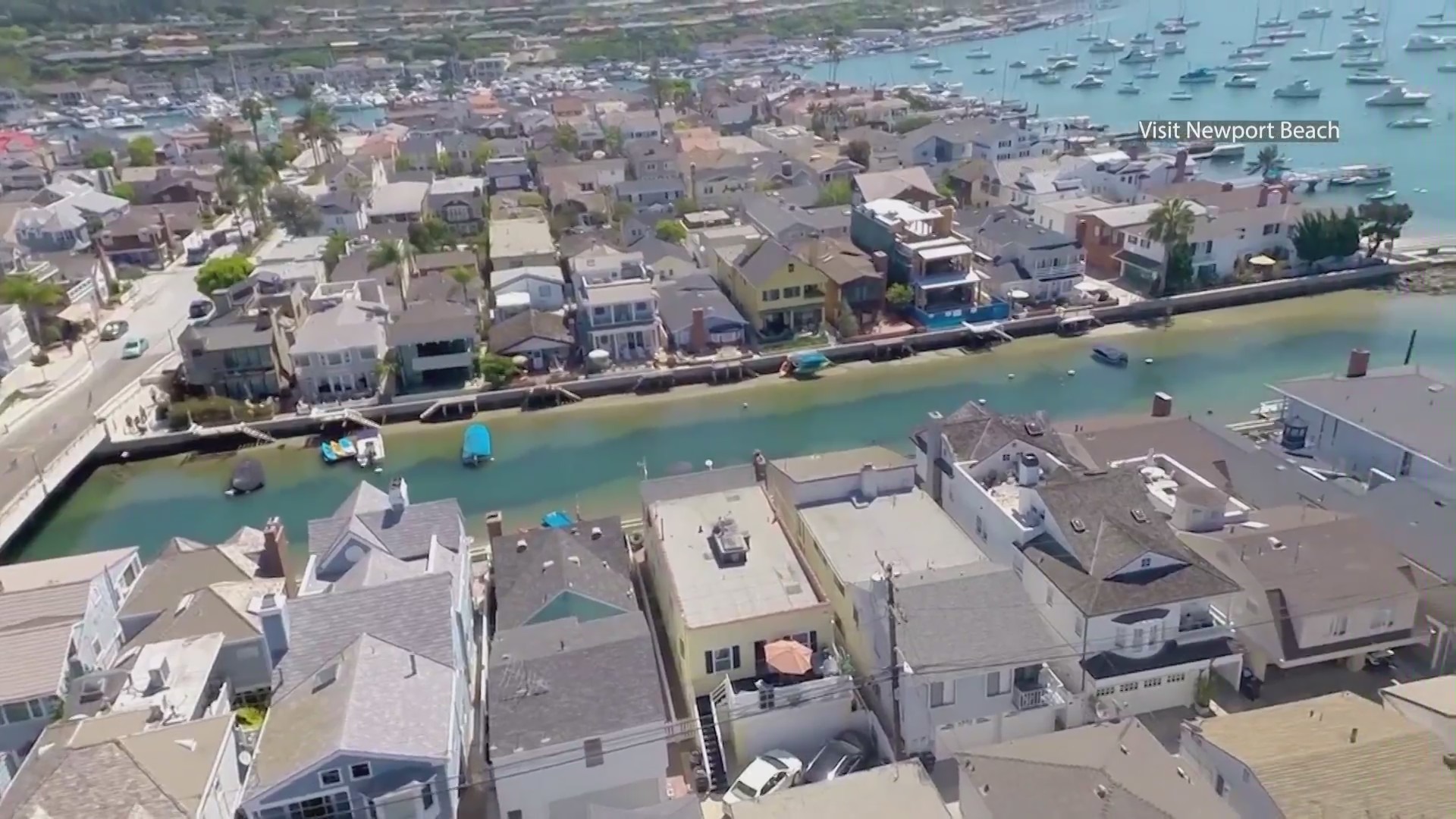 A neighborhood by the water in Newport Beach. (Visit Newport Beach)