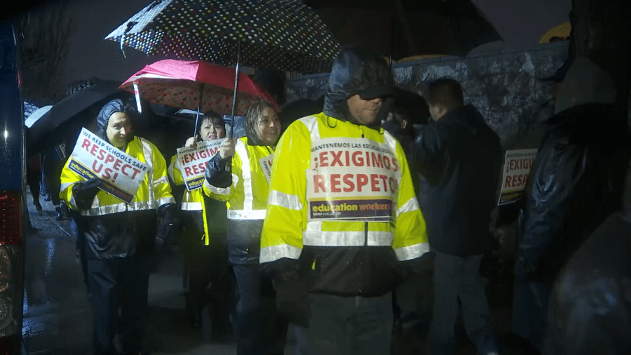 LAUSD Striking Union Workers