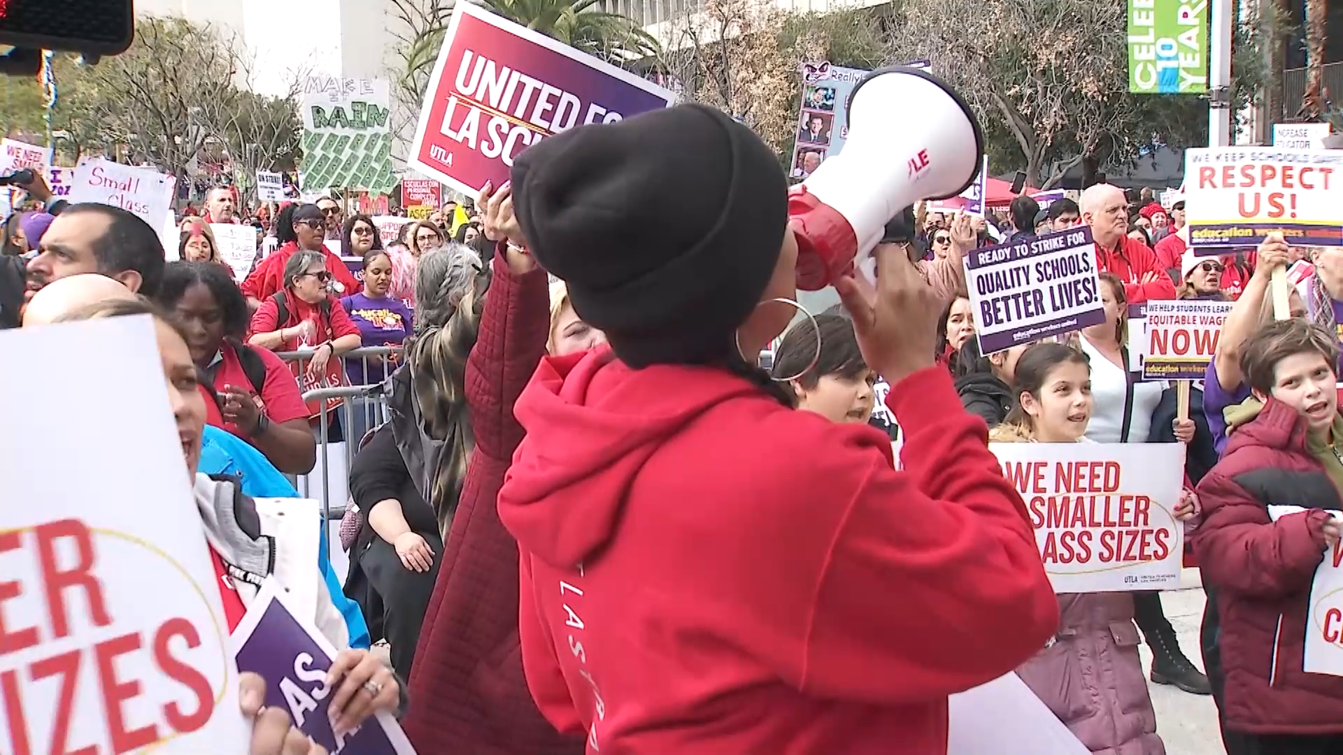 LAUSD strike rally