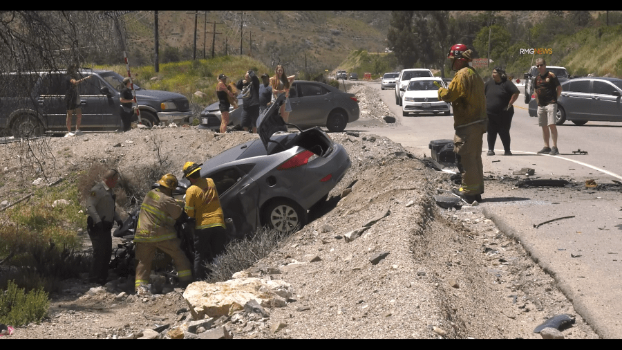 Cajon Pass head-on collision