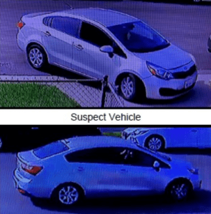 The Los Angeles County Sheriff's Department released this image of an alleged kidnapper's vehicle, as shown on April 25, 2023.