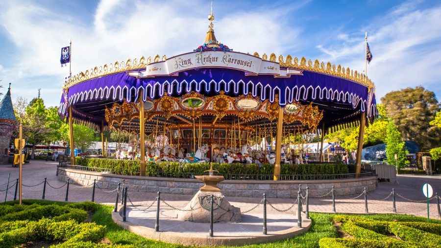 King Arthur Carousel at Disneyland 