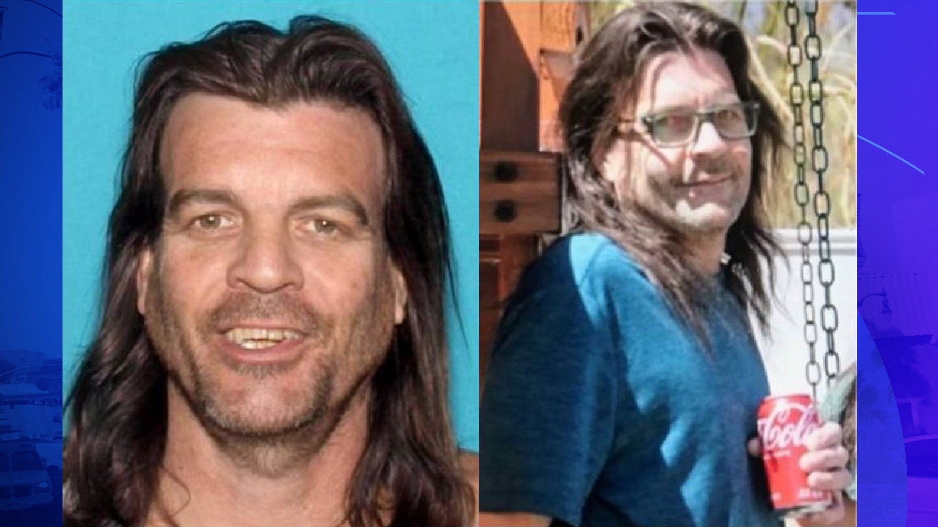 Thomas Daniels, 53, in photos provided by the Riverside County Sheriff’s Department.