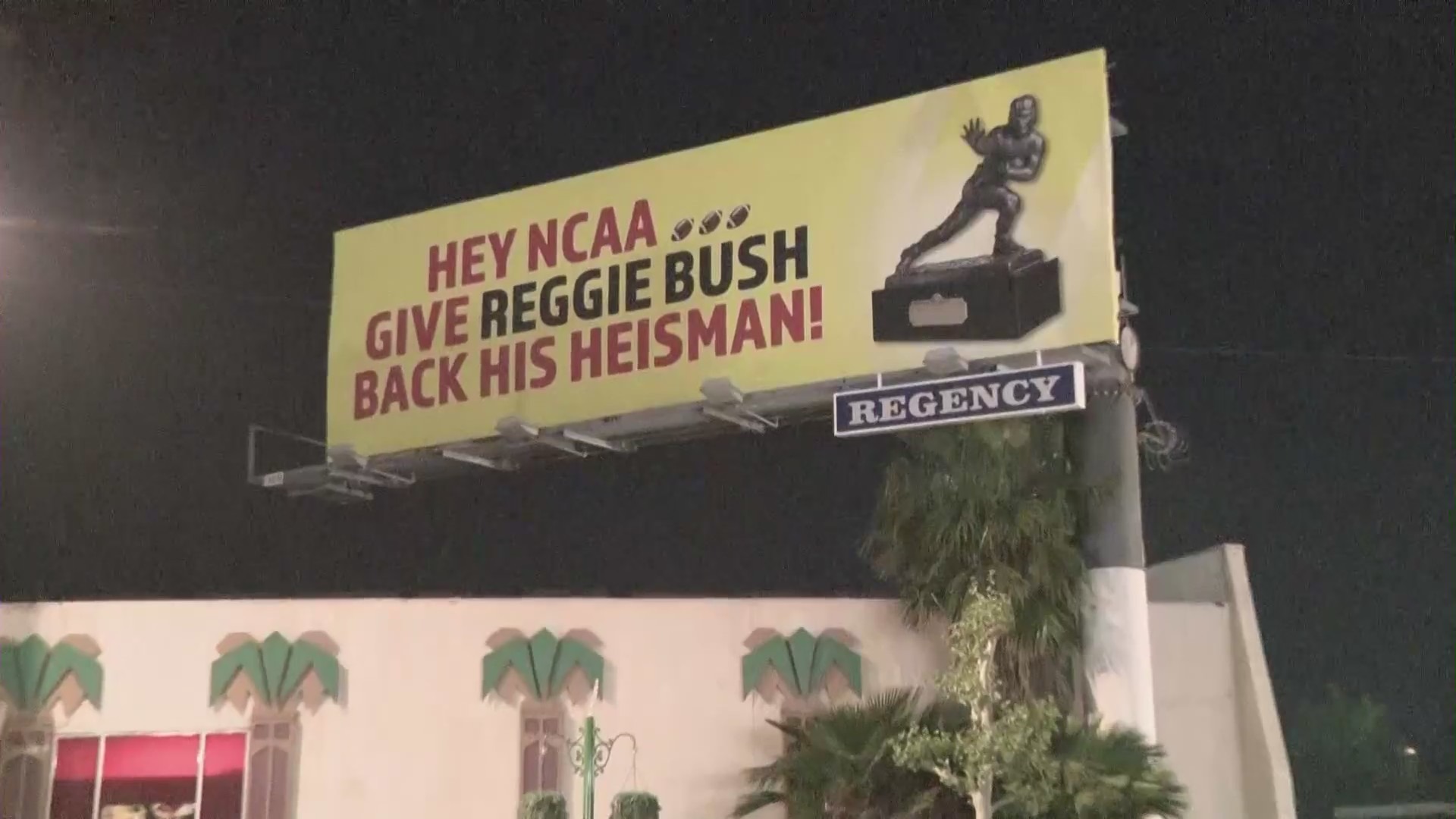 Billboard campaign calls for return of Reggie Bush's Heisman Trophy