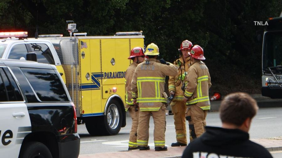 Crash leaves multiple children injured after vehicle plows into them in Thousand Oaks on April 18, 2023. (TNLA)