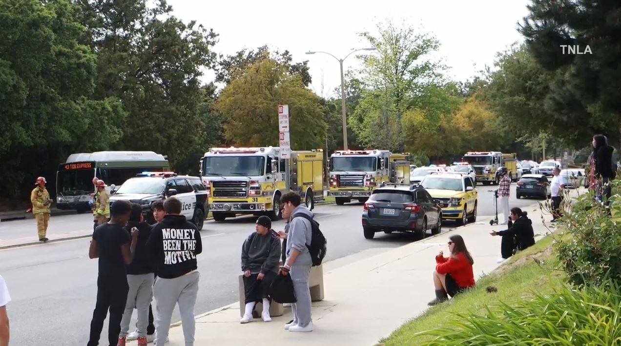 Crash leaves multiple children injured after vehicle plows into them in Thousand Oaks on April 18, 2023. (TNLA)