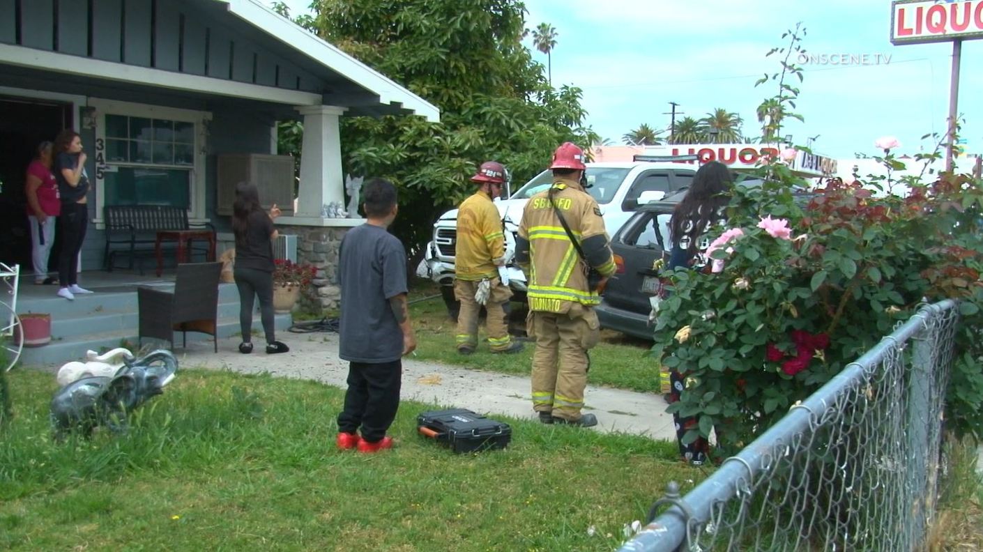 One person was killed and another was hospitalized after a a three vehicle road rage hit-and-run crash in San Bernardino on May 27, 2023. (OnScene.TV)