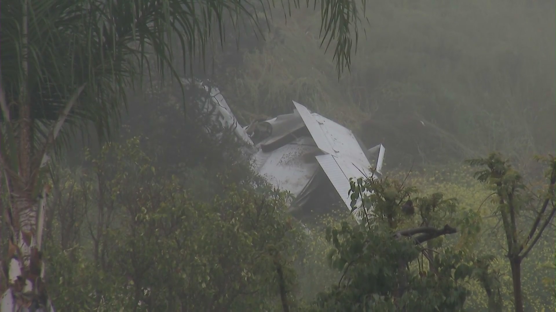 Beverly Crest plane crash site