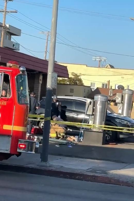 A shooting outside of a Hyde Park car wash left two people hospitalized on June 8, 2023. (Citizen)