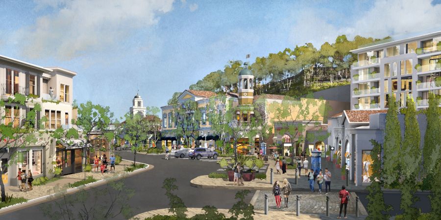 The Commons at Calabasas renovation plans