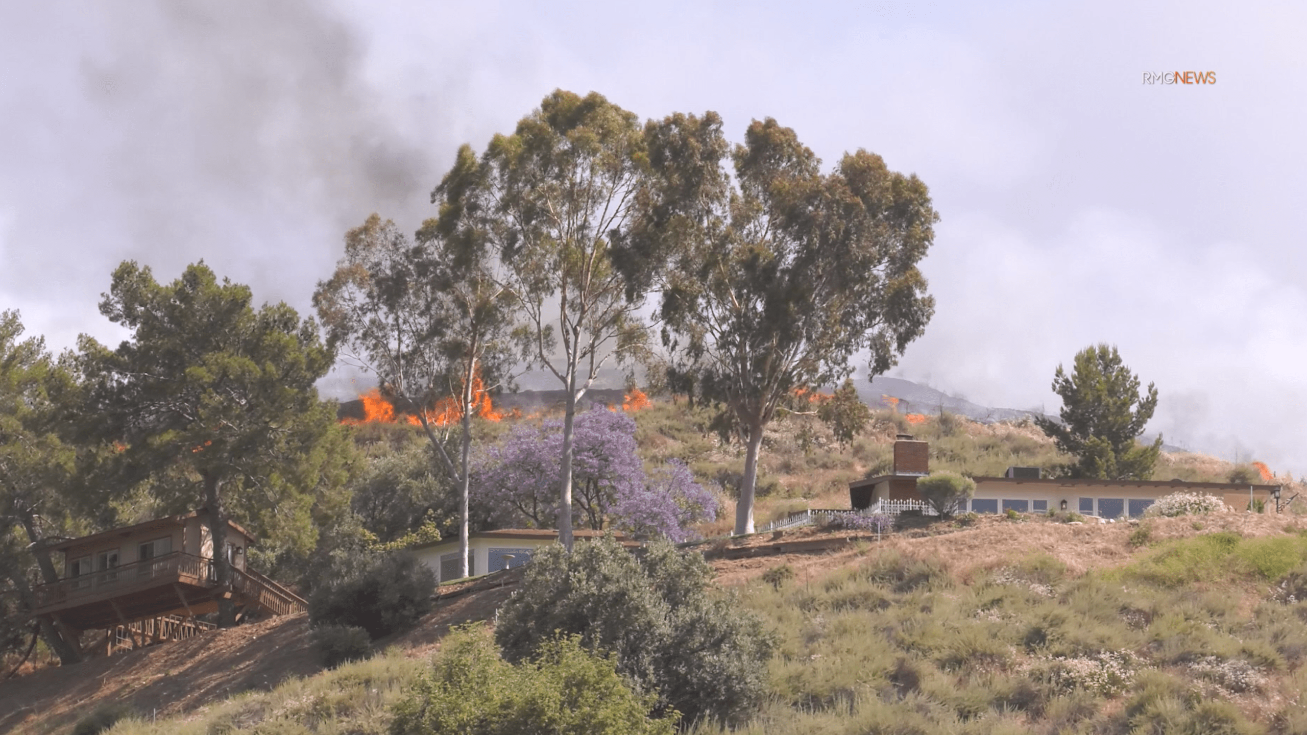 Nice Fire, San Bernardino County