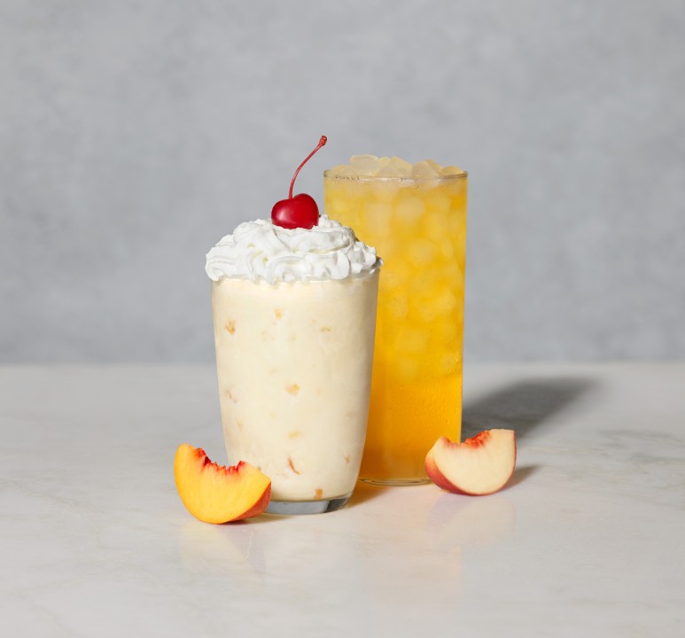 Chick-fil-A Peach milkshake