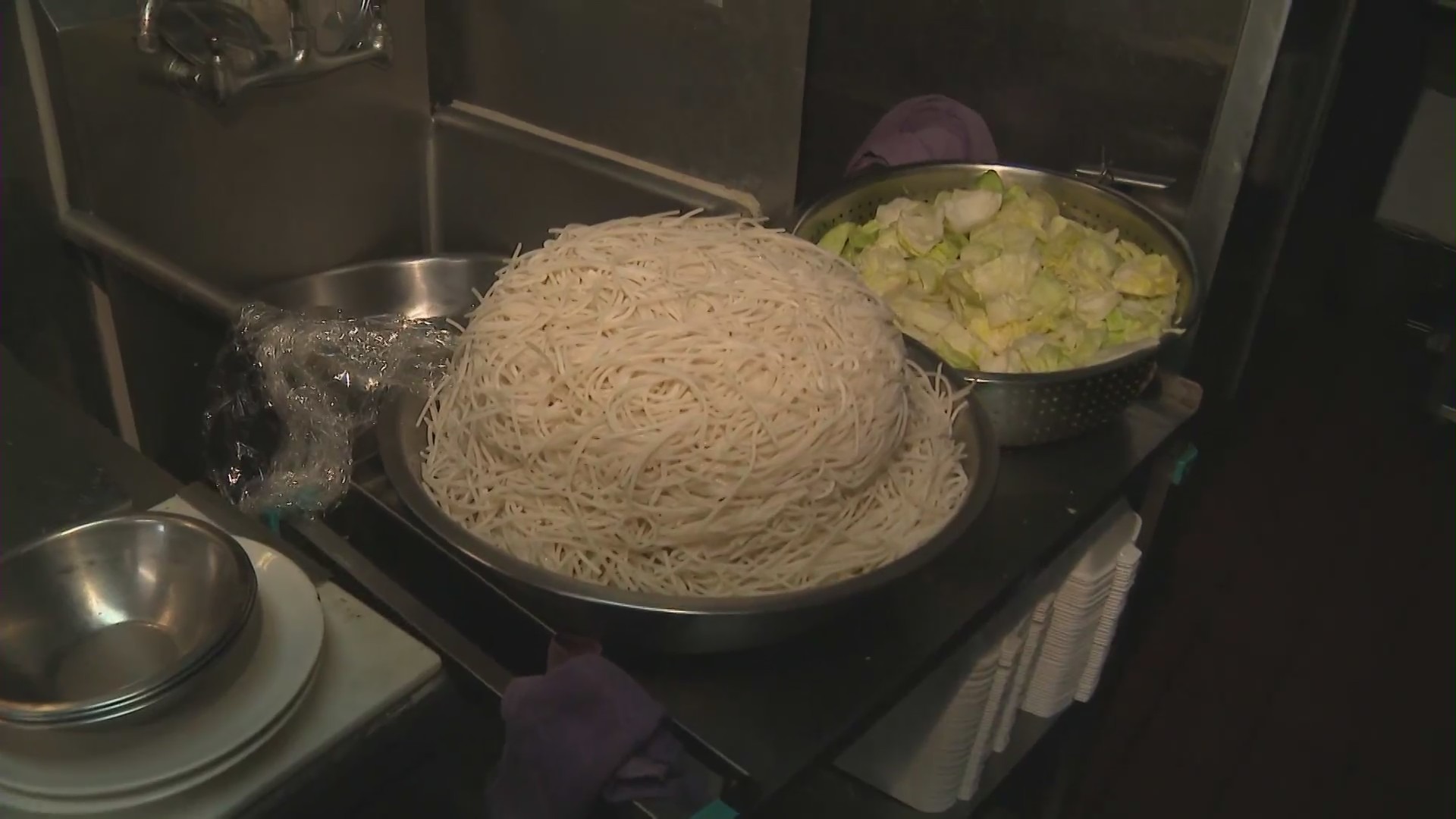 Traditional Guilin Noodles, shown on June 9, 2023, continues to struggle months after the Monterey Park mass shooting killed 11 people.