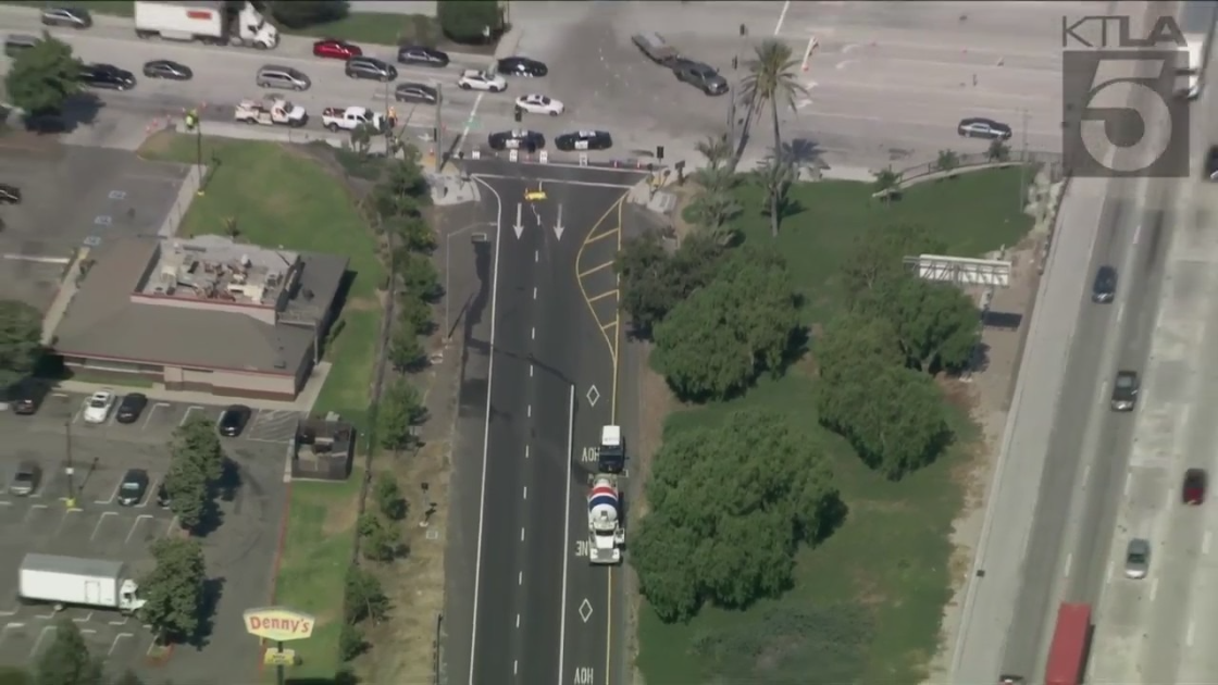 Pedestrian struck and killed by cement truck