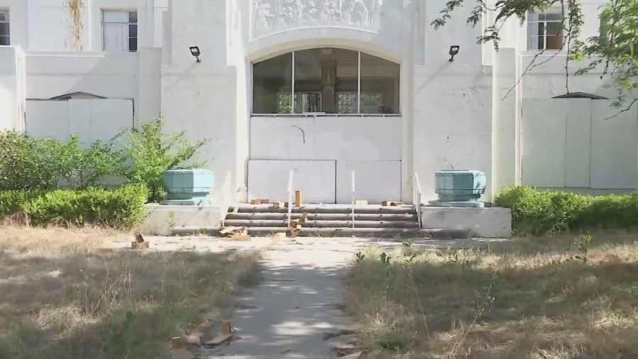 Residents have deemed the abandoned St. Luke Hospital in Pasadena a public nuisance as a spike in criminal activity continues plaguing the area. (KTLA)