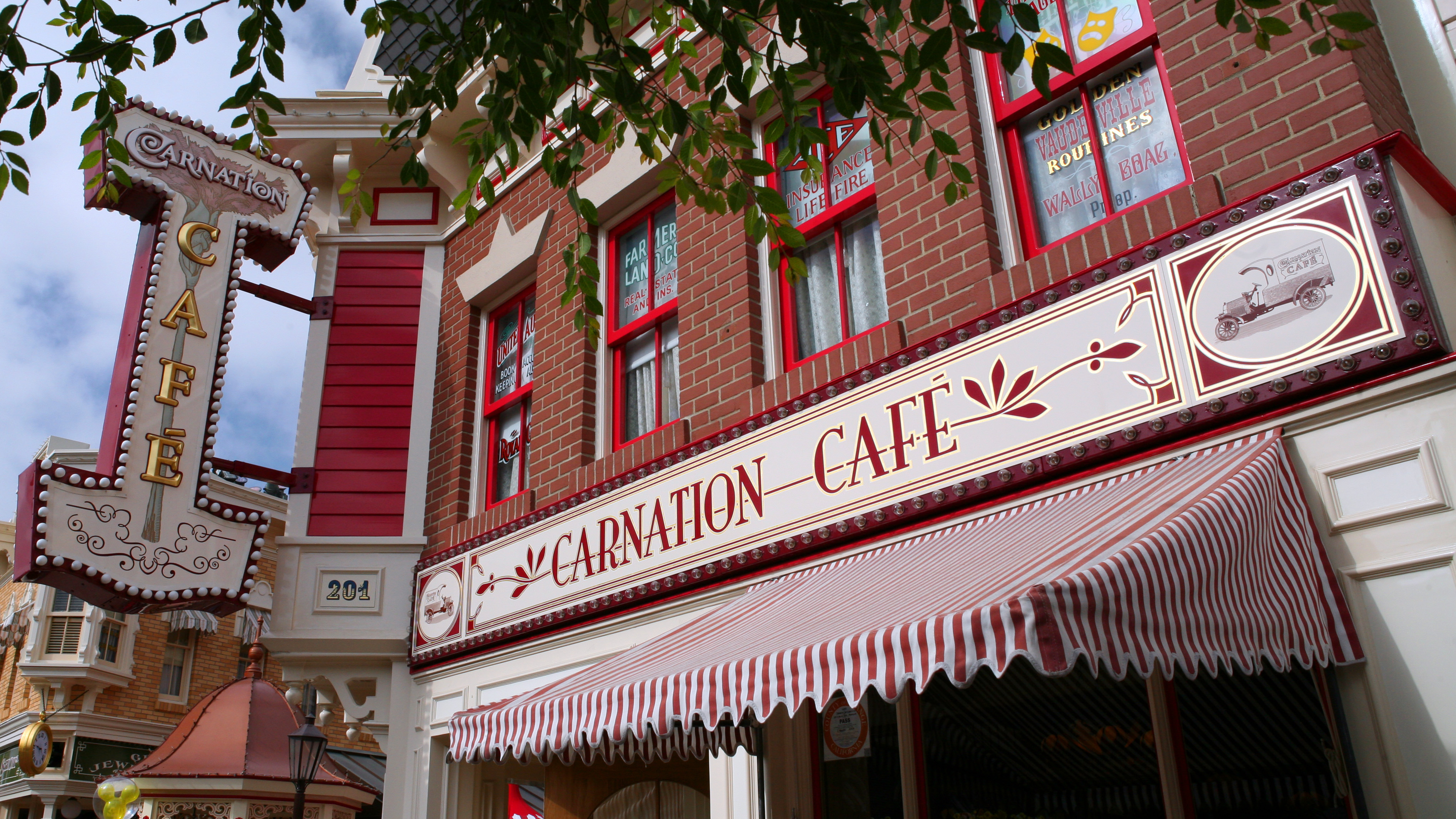 Carnation Cafe at Disneyland is shown in this undated photo provided by Disney Parks. (Disney)