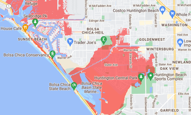 SoCal flooding map