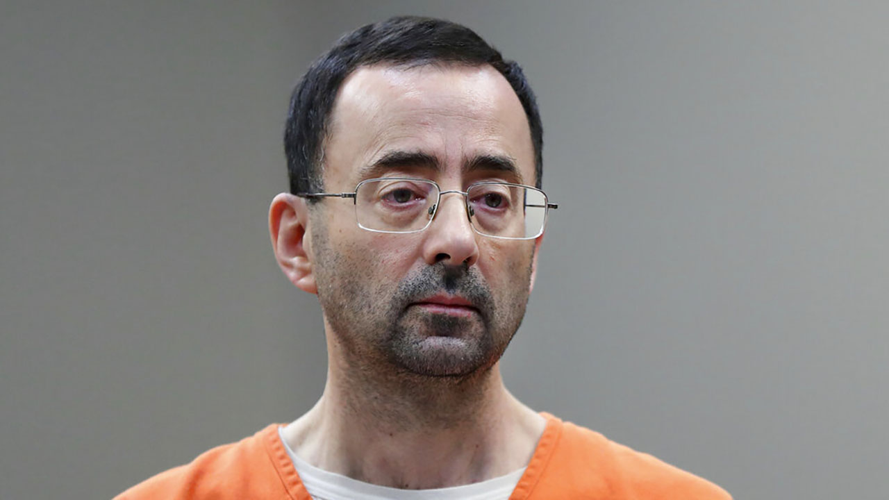 Dr. Larry Nassar, appears in court