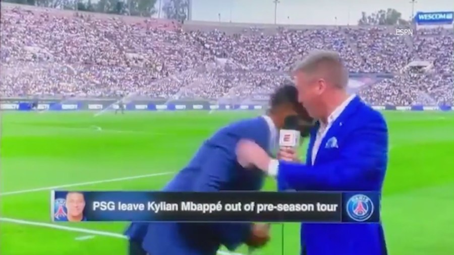 ESPN soccer analyst recovering after fainting on live TV at Rose Bowl