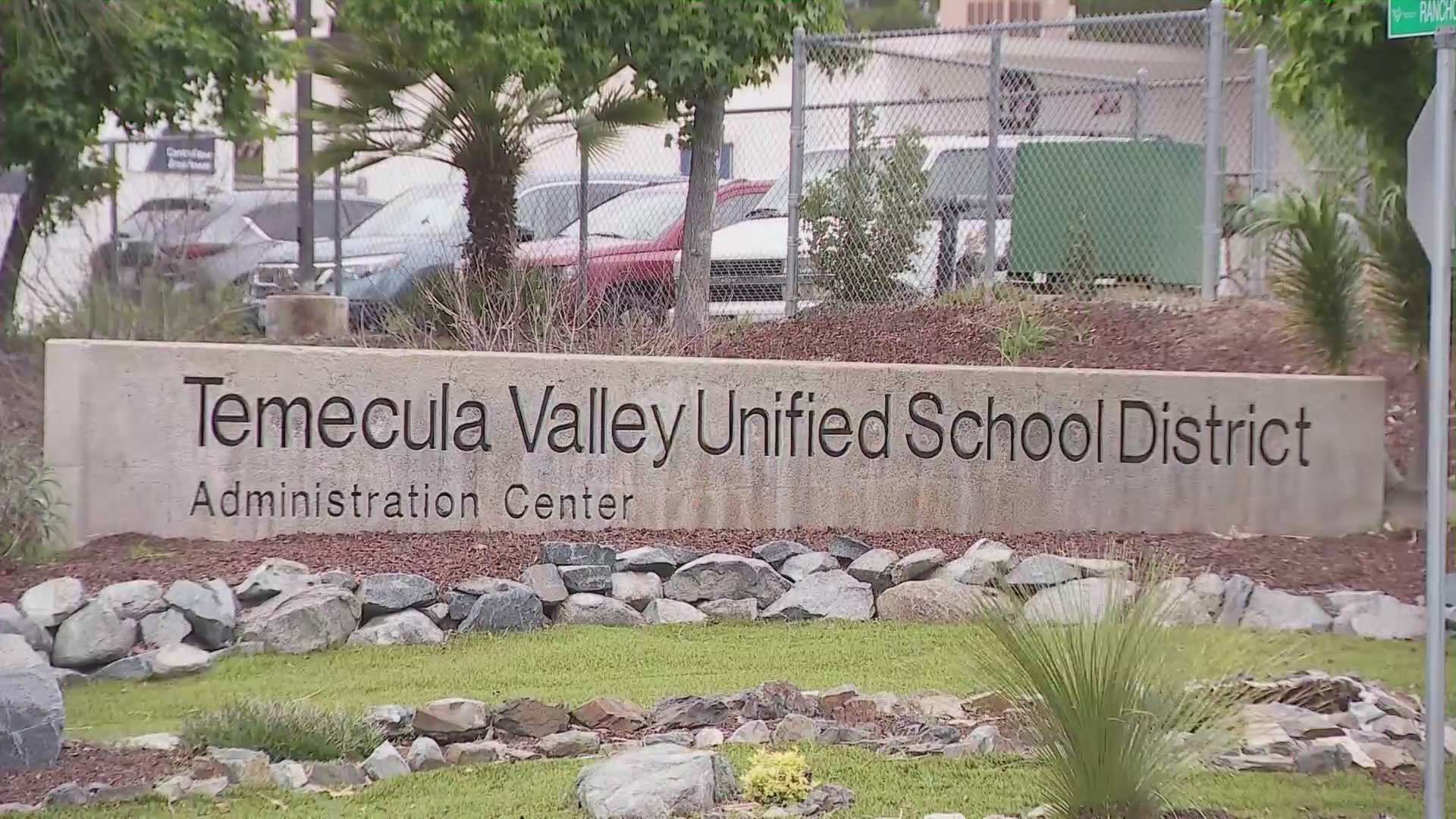 Temecula Valley Unified School District. (KTLA)