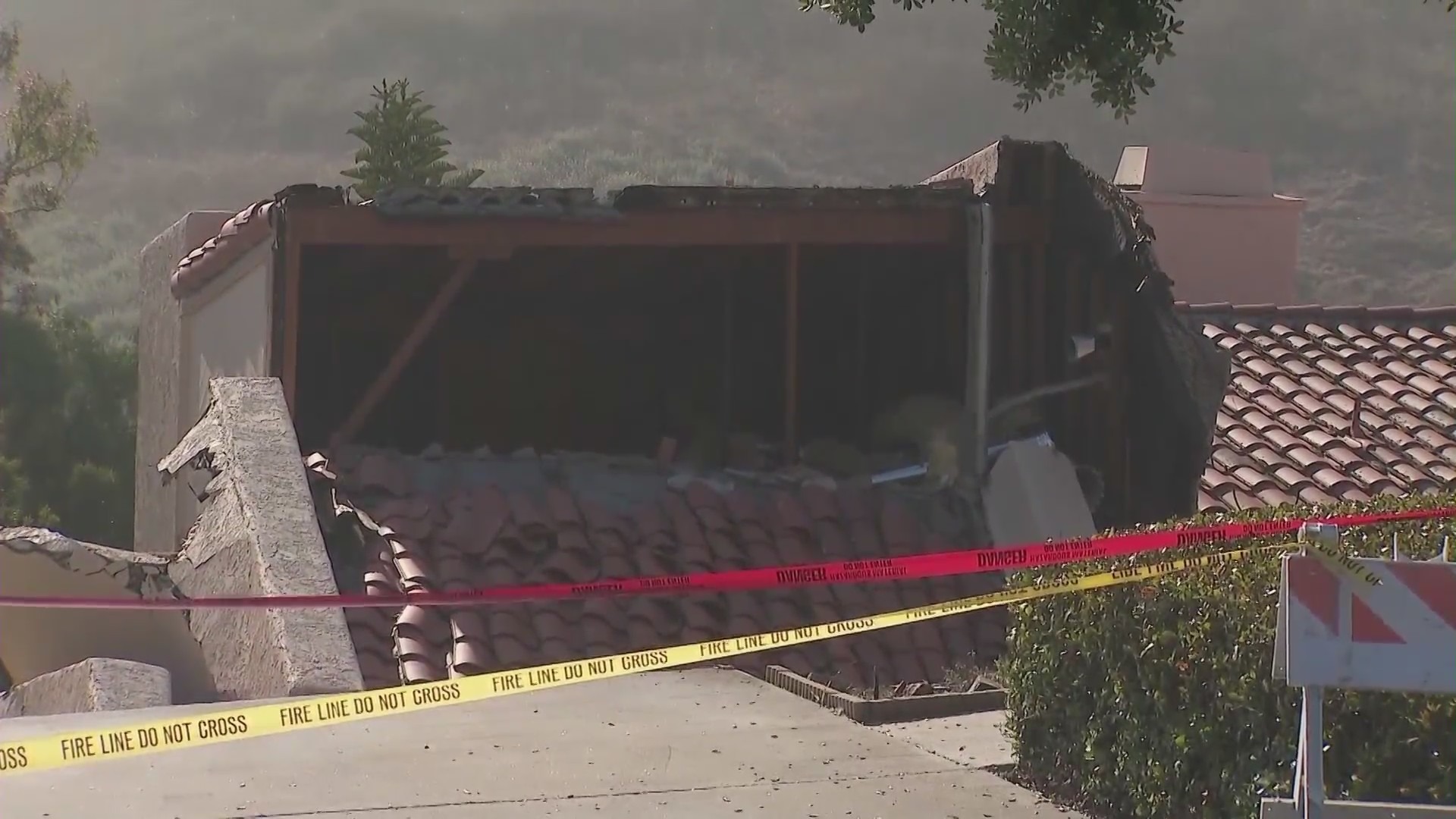 Rolling Hills Estate landslide in Palos Verdes Peninsula