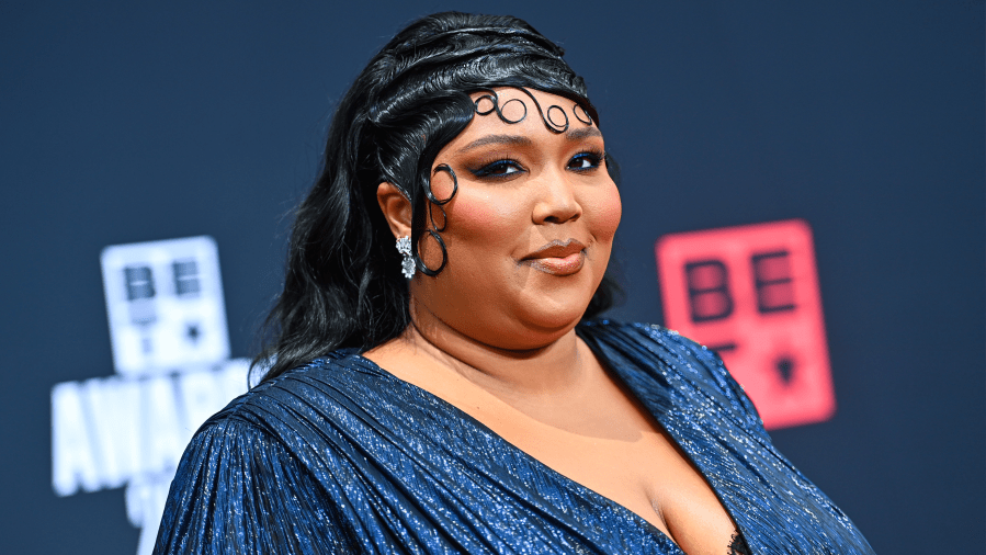 Lizzo attends the 2022 BET Awards at Microsoft Theater.