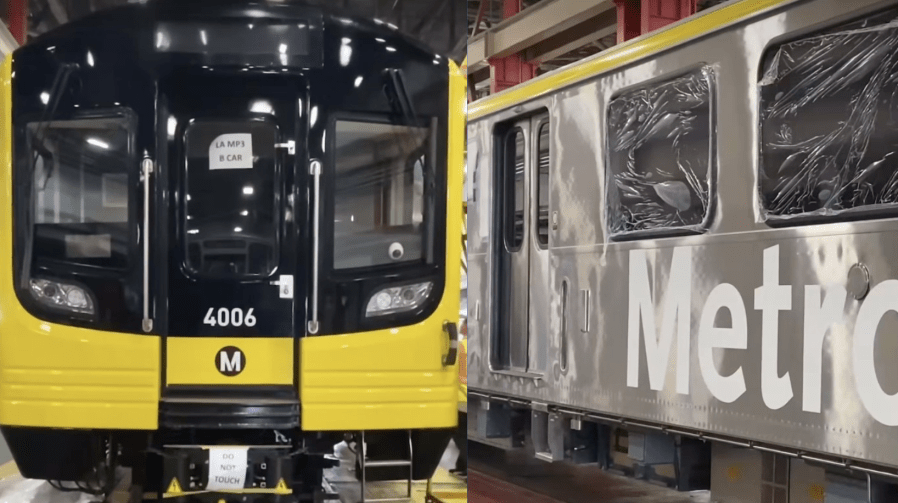 The Los Angeles Metro revealed a first look at the new subway cars being upgraded. (L.A. Metro)