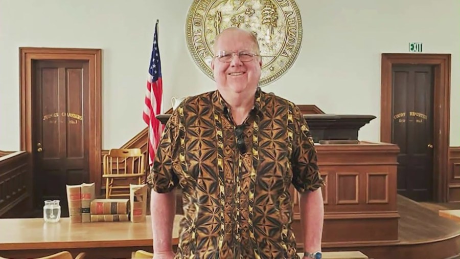 Orange County Superior Court Judge Jeffrey Ferguson in a family photo.