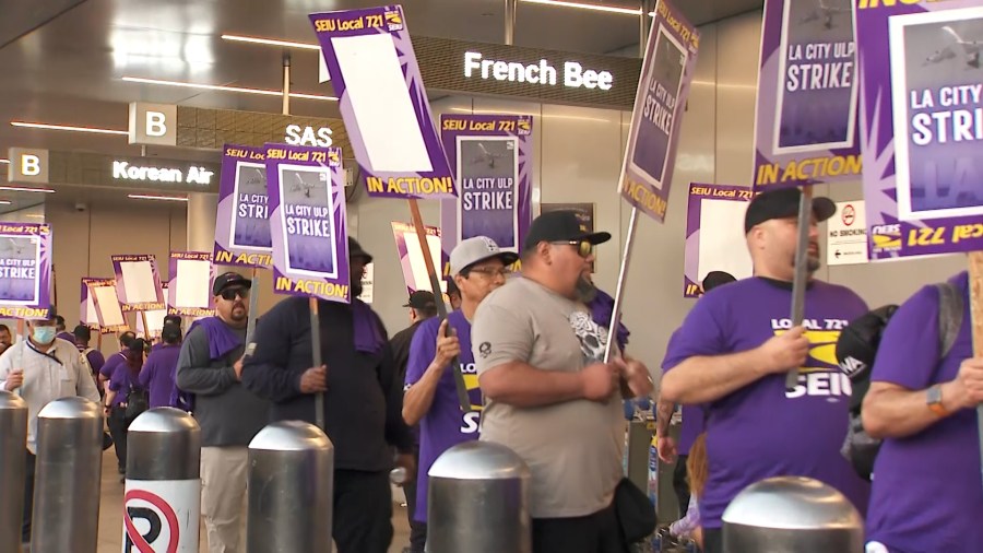 L.A. workers strike