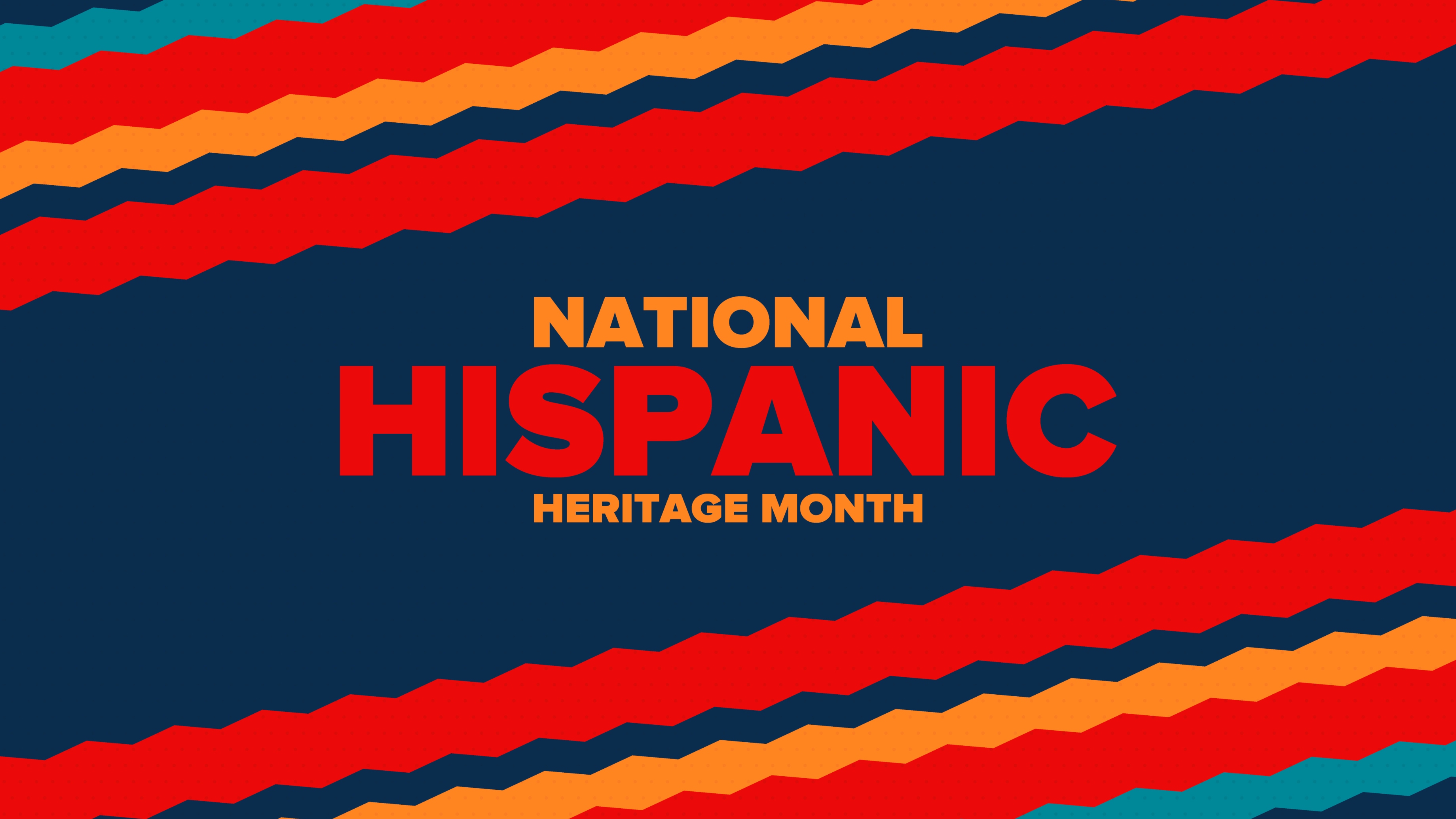 National Hispanic Heritage Month in September and October. Hispanic and Latino Americans culture. Celebrate annual in United States. Poster, card, banner and background. Vector illustration - stock illustration