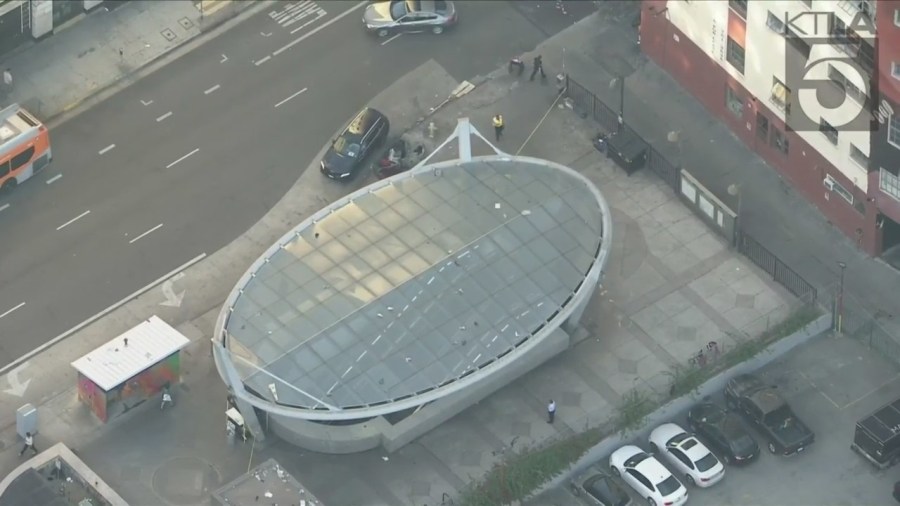 Pershing Square Metro station stabbing