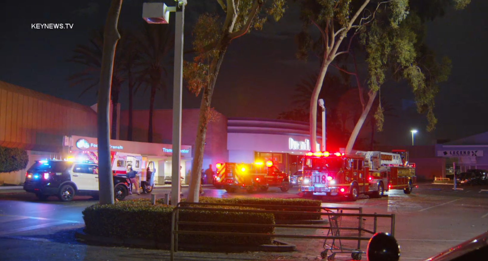 A man was fatally stabbed at Puente Hills Mall on Aug. 31, 2023. (KeyNews.TV)