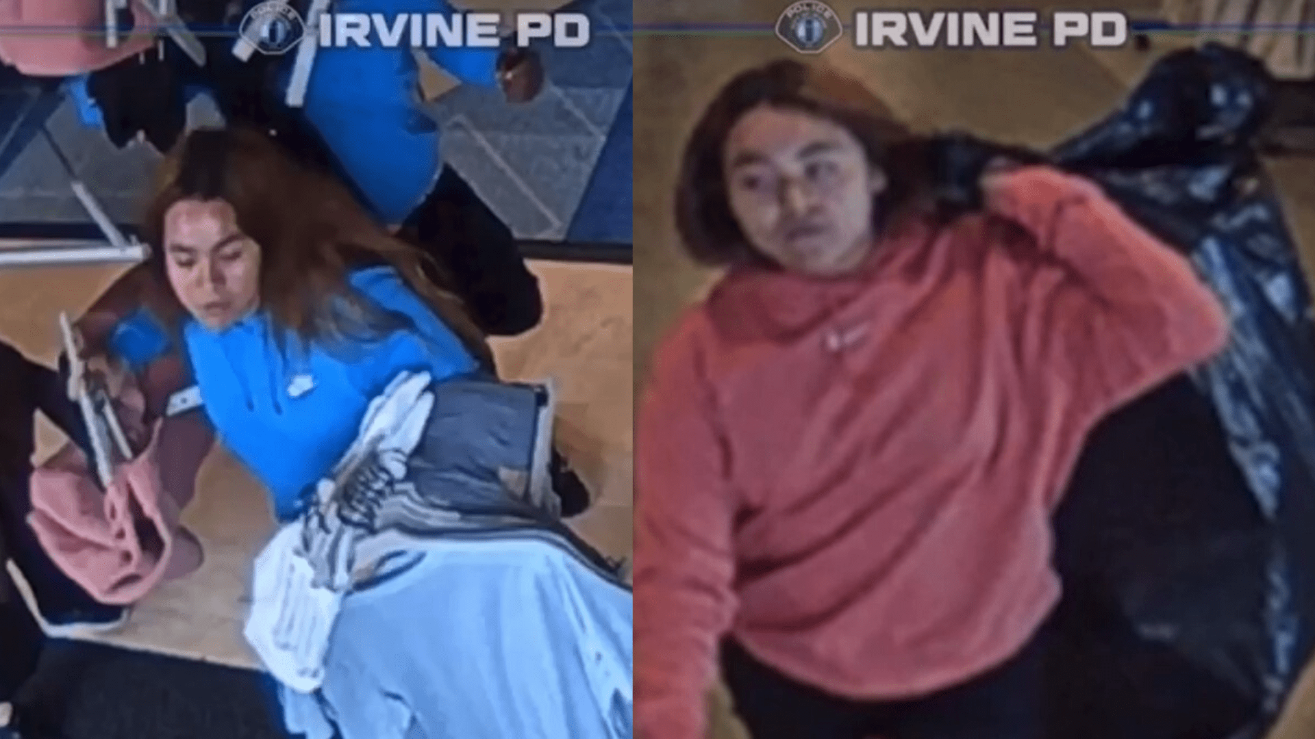 Four people were arrested for ransacking a Nike store and stealing with thousands of dollars worth of merchandise in Irvine. (Irvine Police Department)