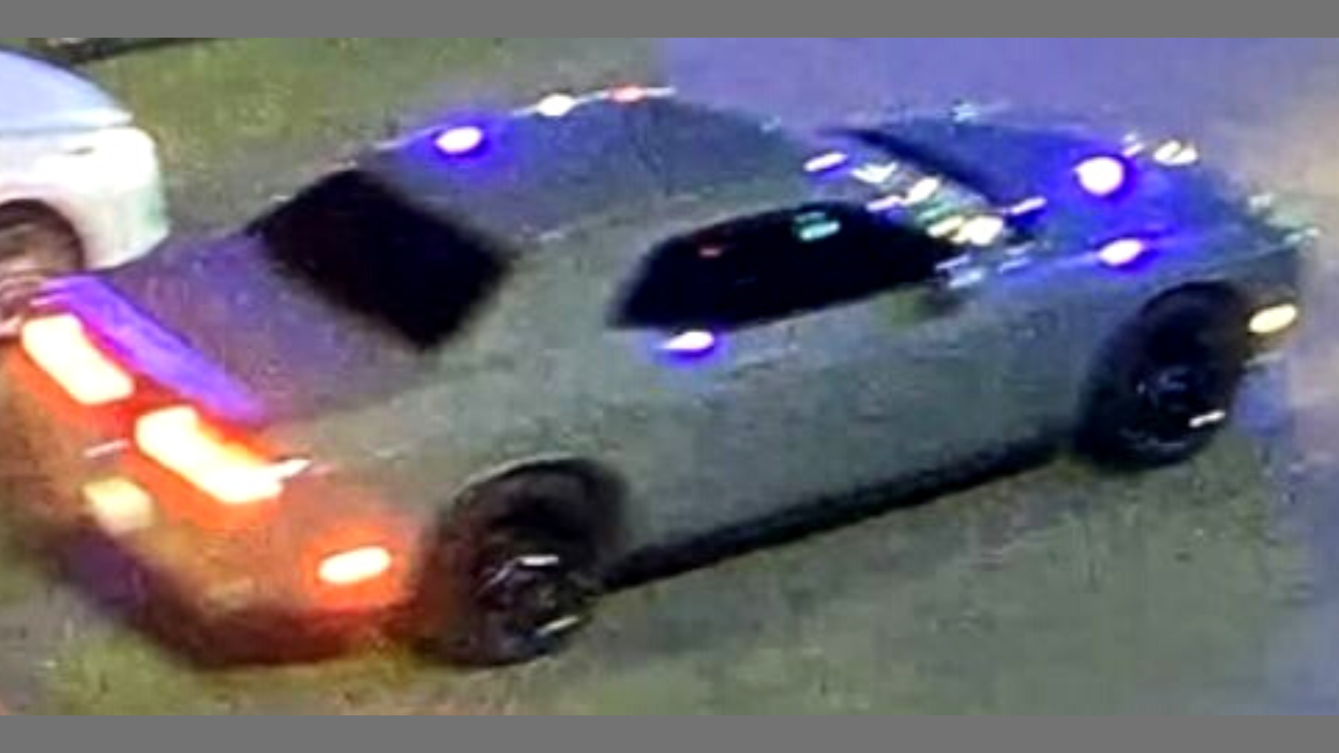 Police are searching for a suspect driving a gray Dodge Charger that fatally struck a woman walking in Inglewood on Sept. 22, 2023. Inglewood Police Department)