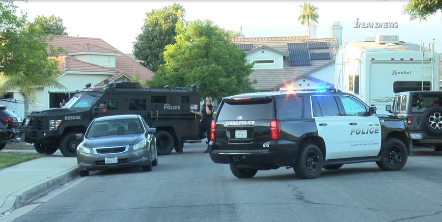 A suspect was shot and killed after a SWAT situation in San Bernardino County on Sept. 6, 2023. (InlandNews)