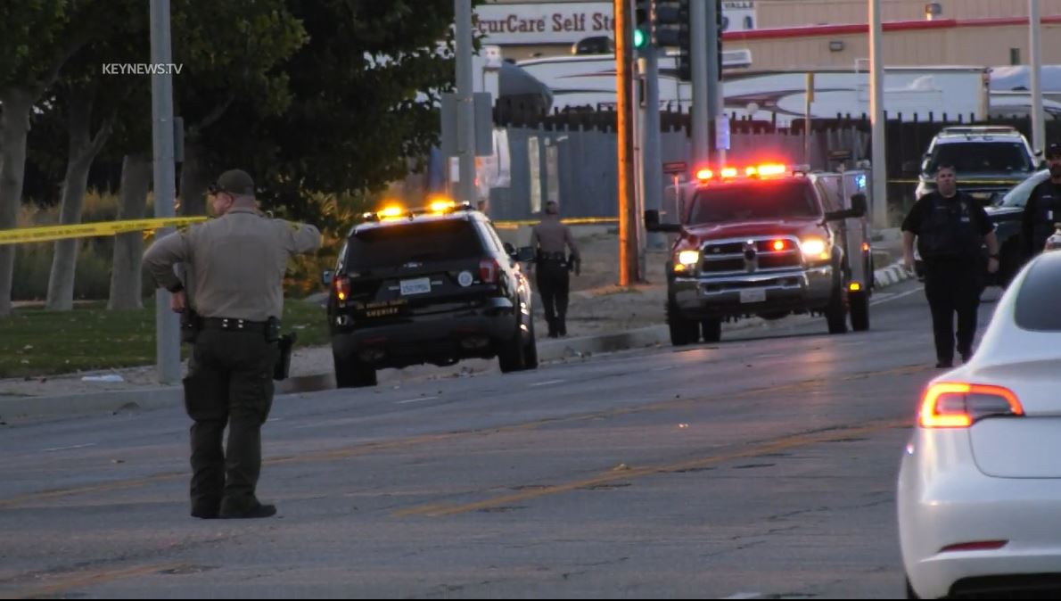 A Los Angeles County Sheriff’s deputy was killed in an ambush shooting in Palmdale on Sept. 16, 2023. (Key News)