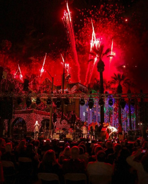 The Mission Inn Hotel & Spa’s Festival of Lights display in downtown Riverside, California. (Mission Inn Hotel & Spa)