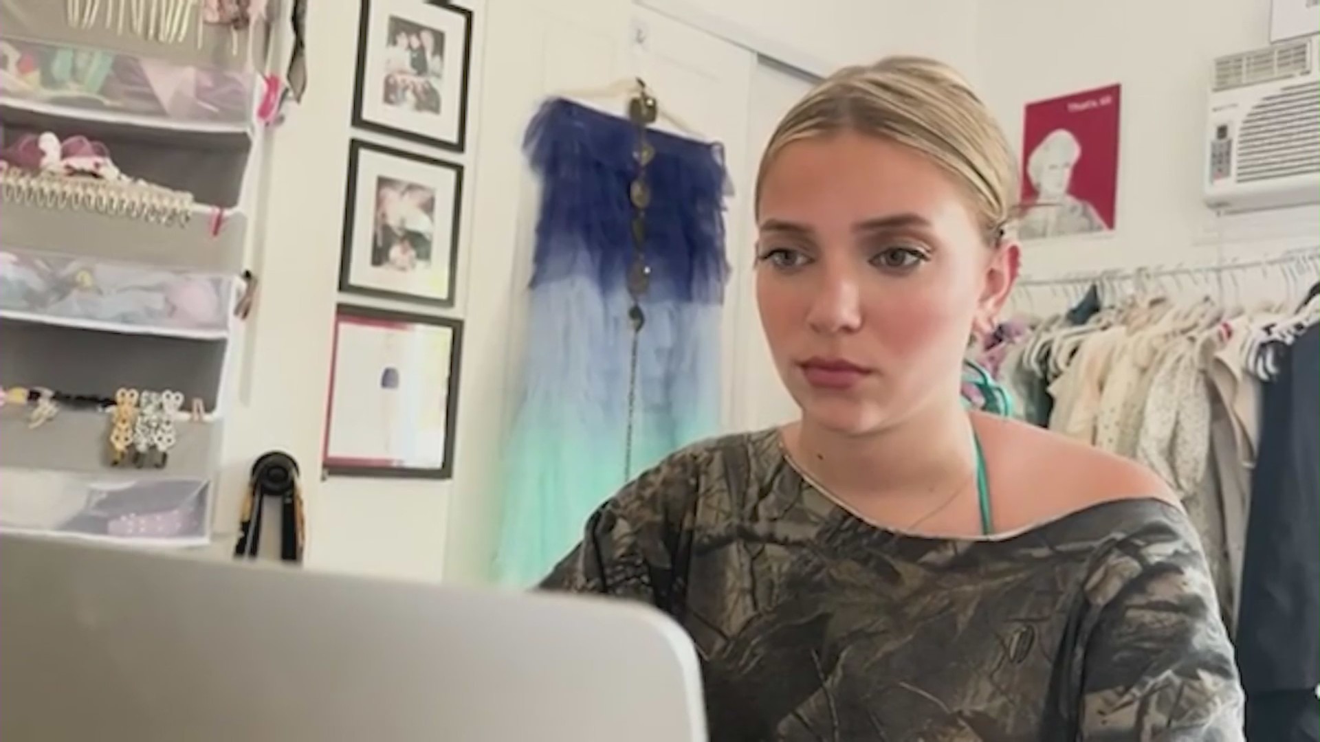 Lexy Silverstein, a 20-year-old student at FIDM, is speaking out against her school’s collaboration with Shein, saying the move marks the antithesis to much-needed sustainability in the fashion industry. (KTLA)