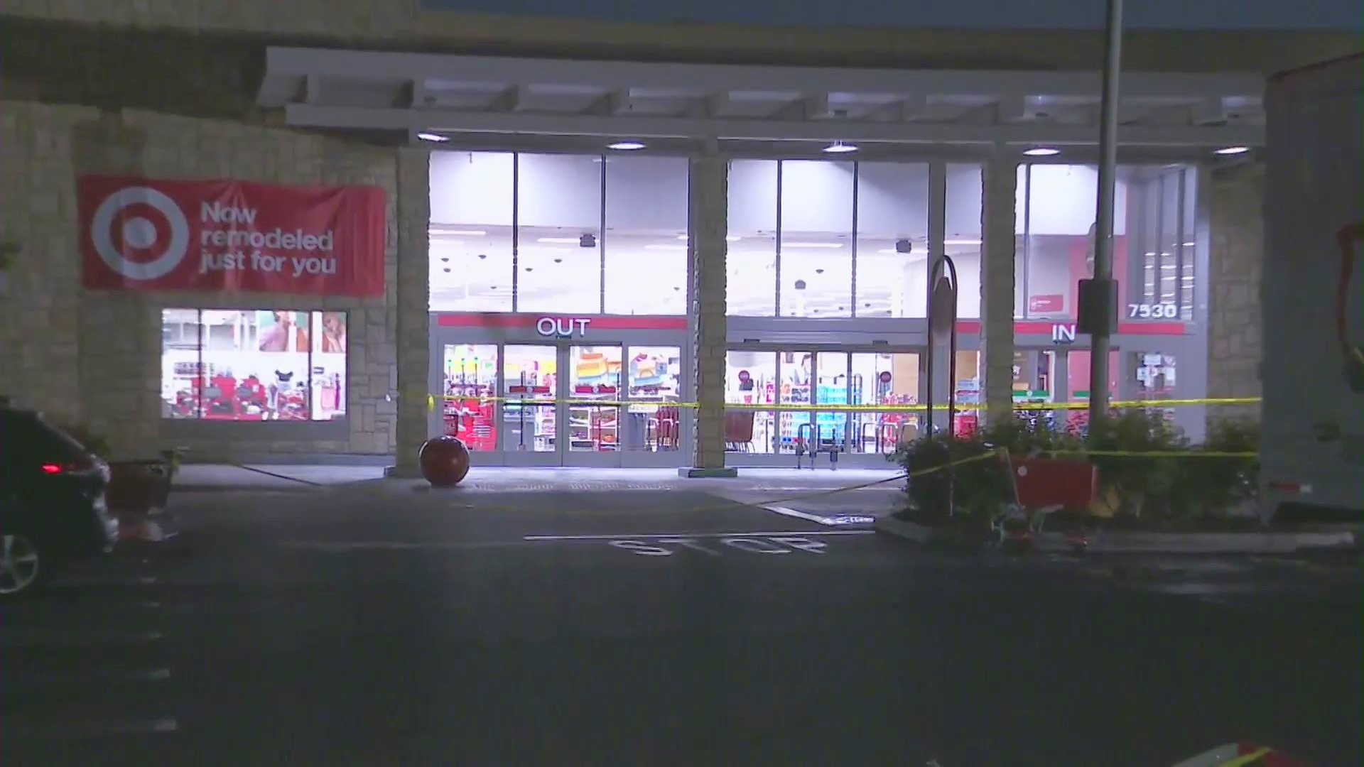 Video captured a large fire breaking out at a Target in Buena Park on Sept. 5, 2023.