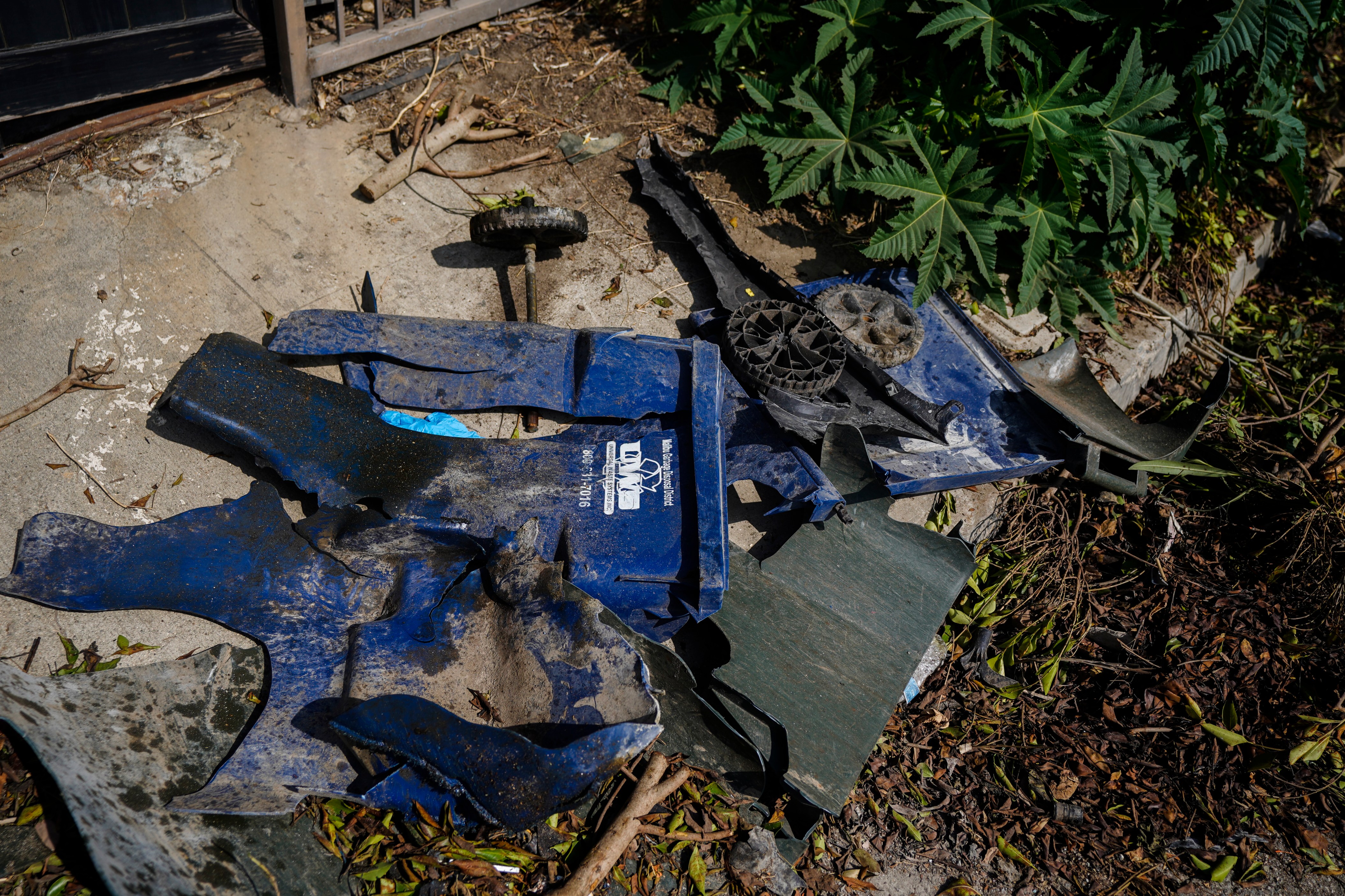 Debris is seen along the Pacific Coast Highway, Wednesday, Oct. 18, 2023, in Malibu, Calif. Tuesday. A 22-year-old driver was arrested on suspicion of manslaughter after a crash in Malibu killed four women, who are believed to be college students, and injured two others, officials said Wednesday. The six pedestrians were struck at about 8:30 p.m. Tuesday along Pacific Coast Highway about 4 miles (6.4 km) east of Pepperdine University, according to the Los Angeles County Sheriff's Department. (AP Photo/Ryan Sun)