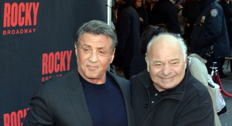 Sylvester Stallone and Burt Young