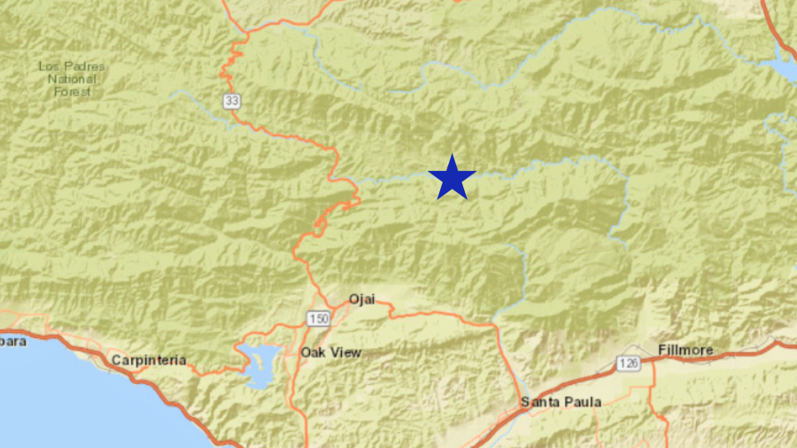 3.5 magnitude quake strikes near Ojai