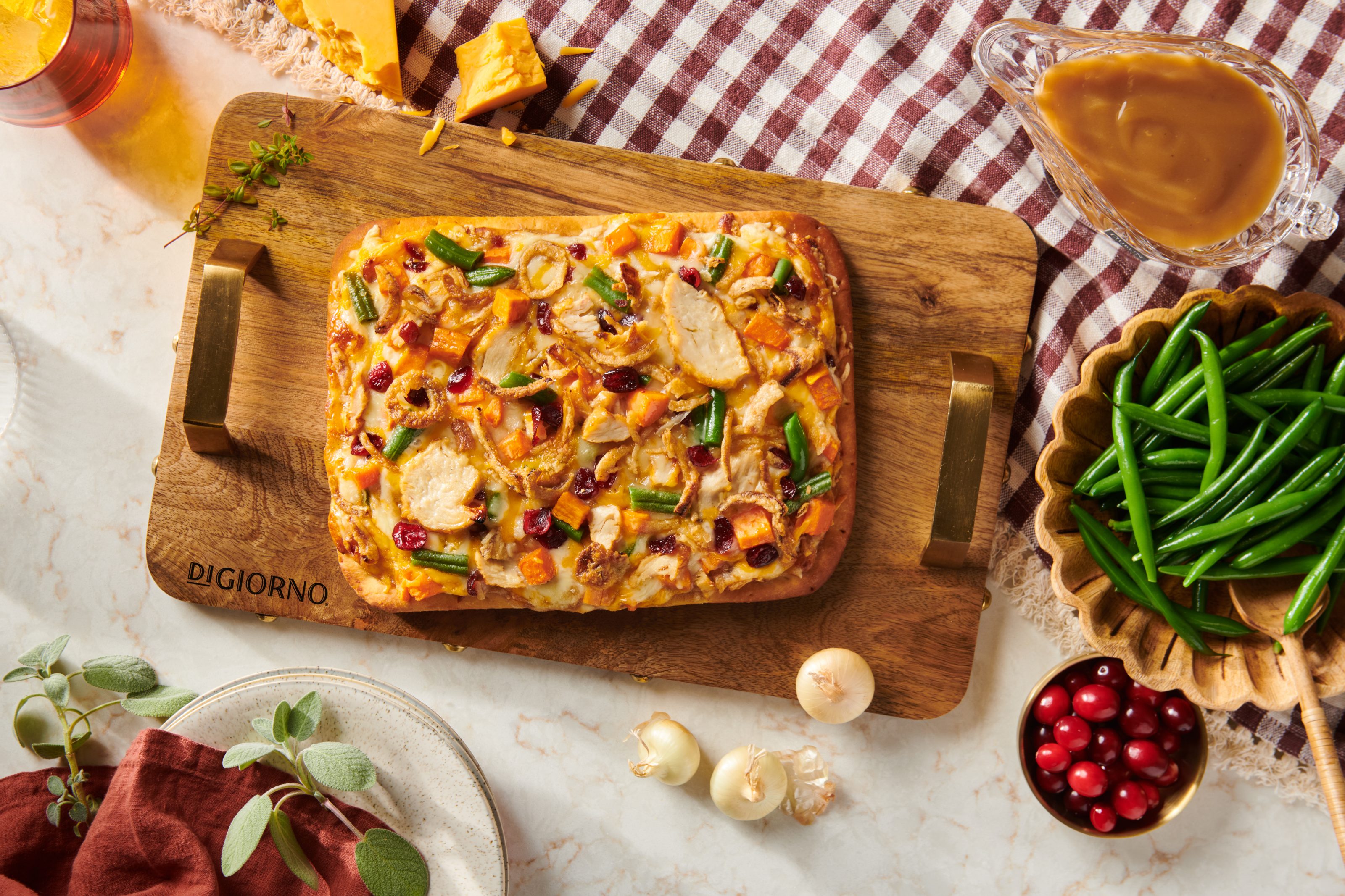 DiGiorno is releasing a Thanksgiving pizza for a limited time only beginning Nov. 1, 2023. (DiGiorno)