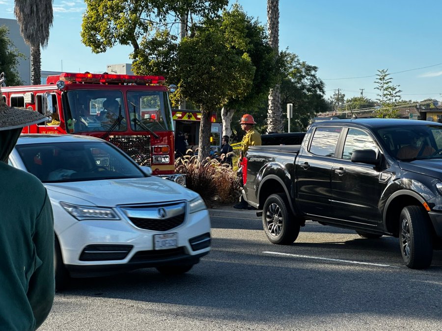 Five people were injured after a shooting in Inglewood on Oct. 7, 2023 (@GLOBALDJMRCEE)